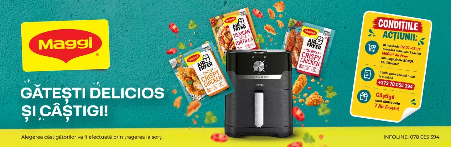 Maggi Air Fryer seasoning promotion with Tefal air fryer prize giveaway campaign
